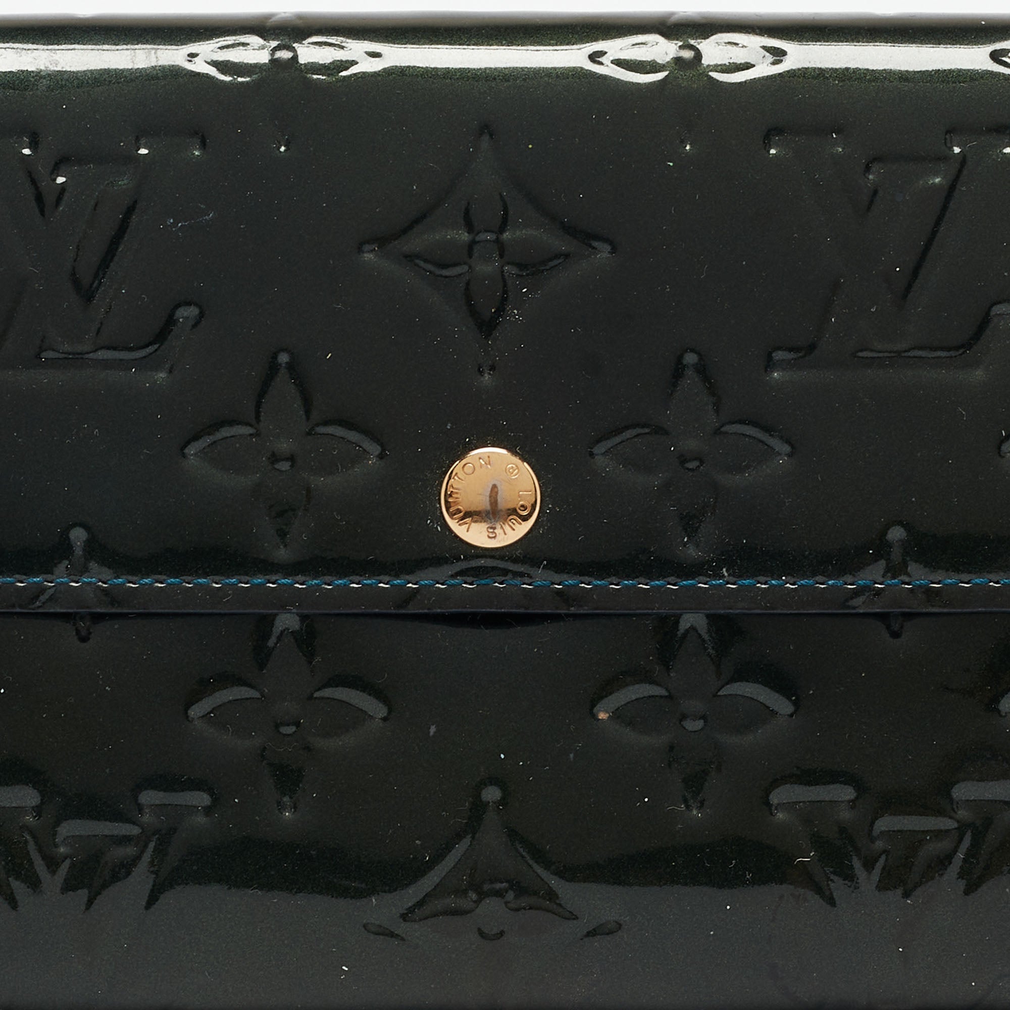 Louis Vuitton Nuit Monogram Vernis Sarah Wallet