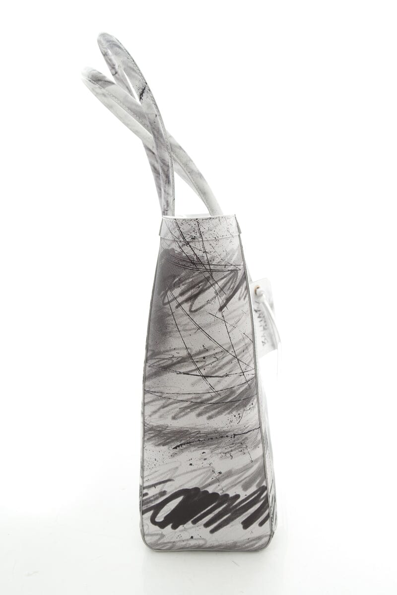 Balmain Limited Edition "B-Army"  Black & White Graffiti Tote