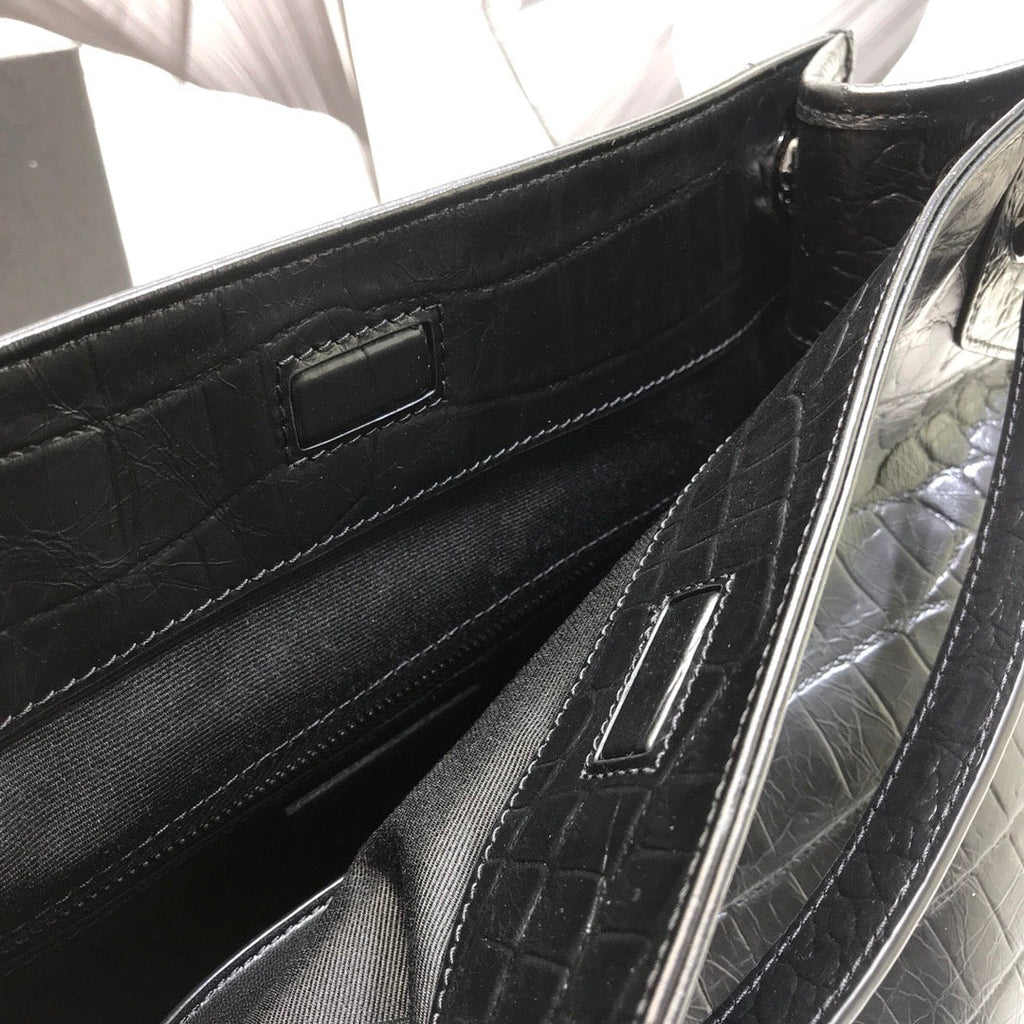 GLAMI Niki MeGLAMIum Shopping Bag Black For Women 12.6in/32cm YSLÃ‚Â 