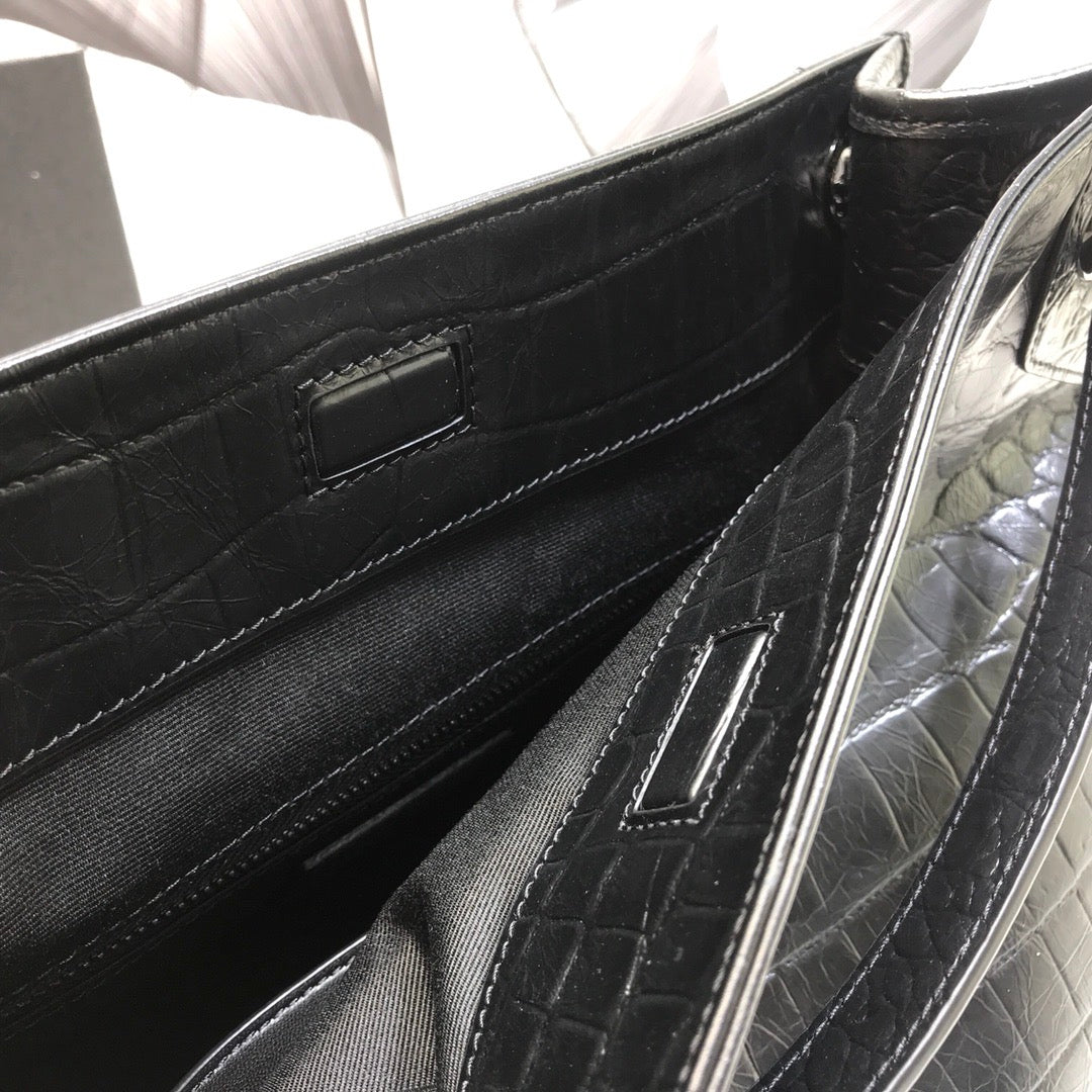 GLAMI Niki MeGLAMIum Shopping Bag Black For Women 12.6in/32cm YSLÃ‚Â 