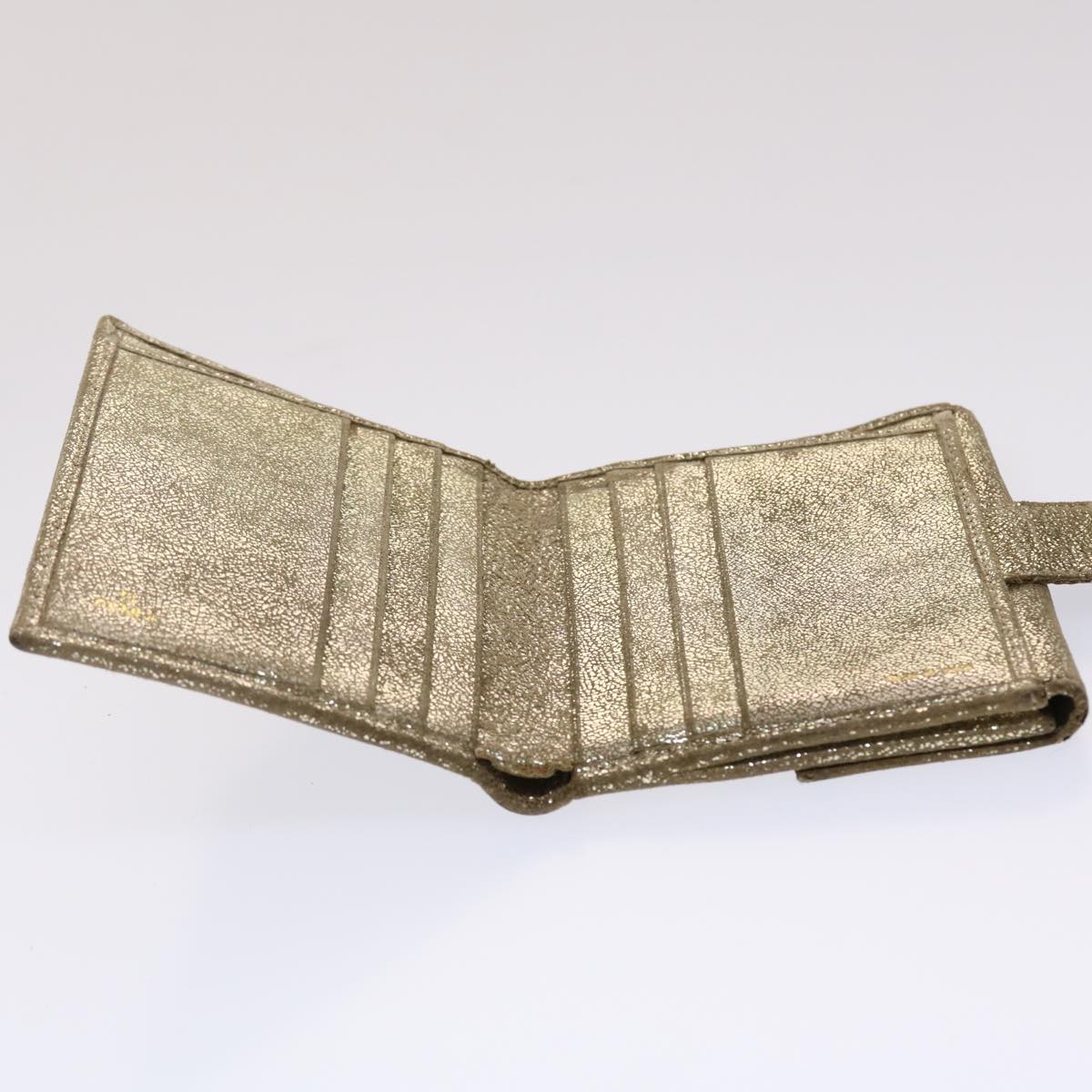 FENDI Zucchino Canvas Wallet Silver 47197