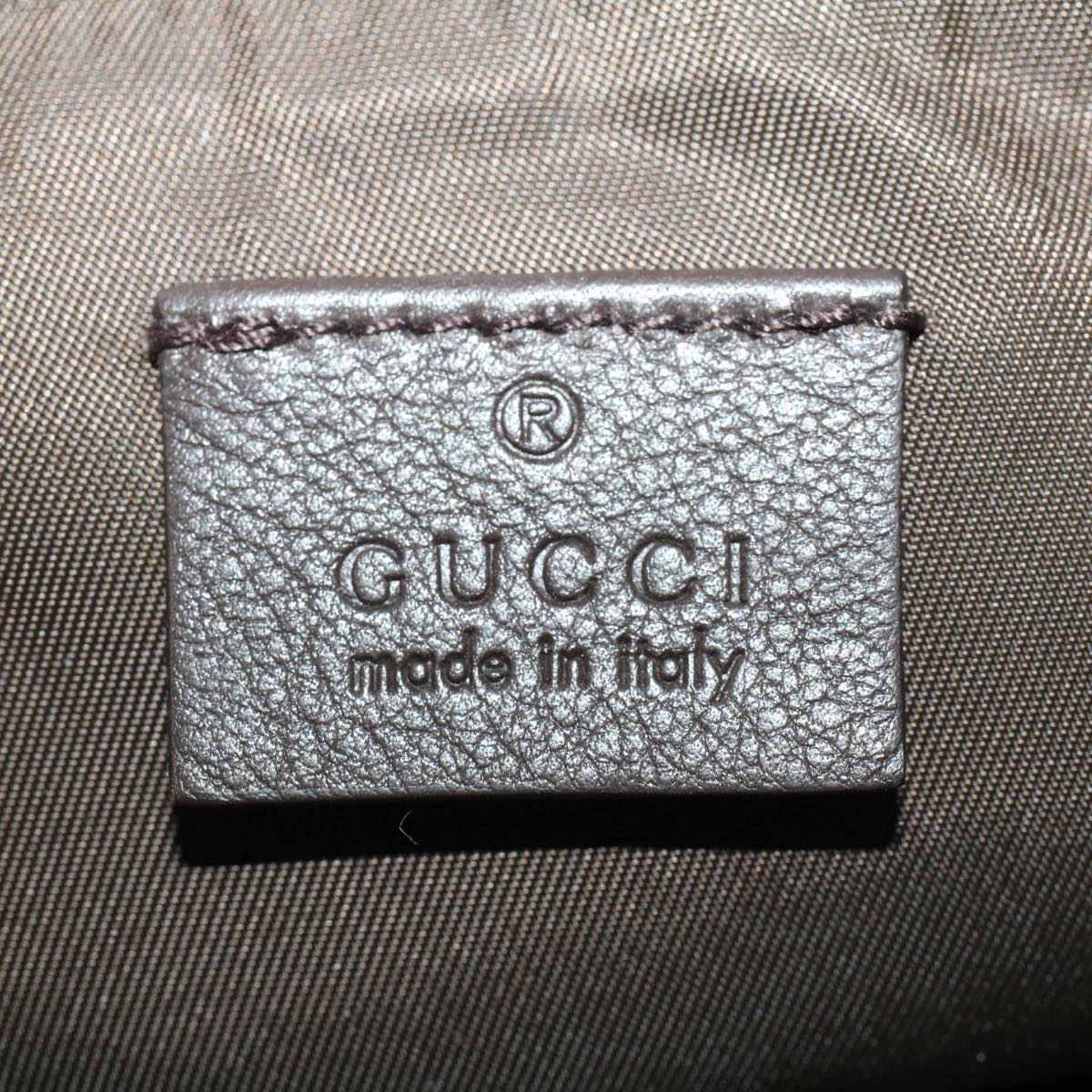 GUCCI GG Canvas Clutch Bag Gray 283400 47215