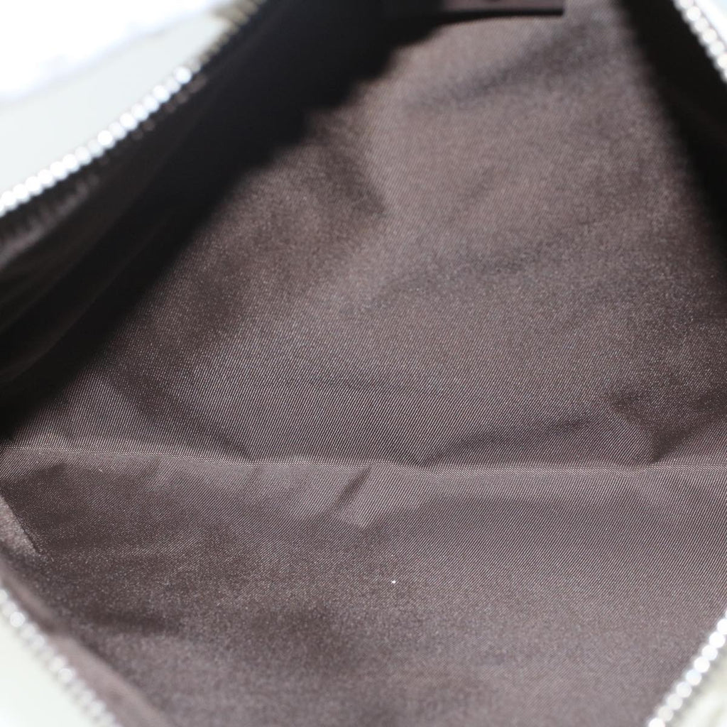 GUCCI GG Canvas Clutch Bag Gray 283400 47215