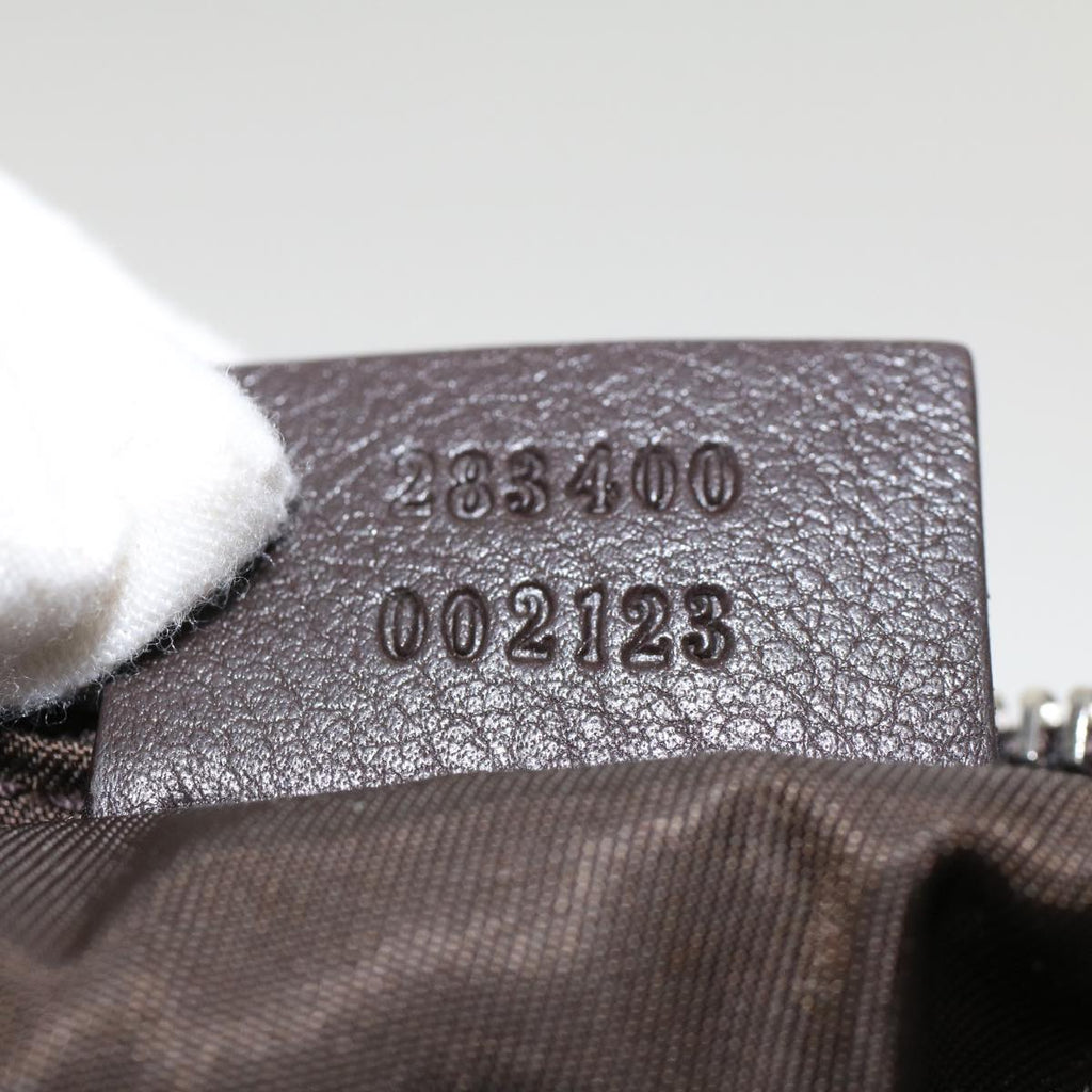 GUCCI GG Canvas Clutch Bag Gray 283400 47215