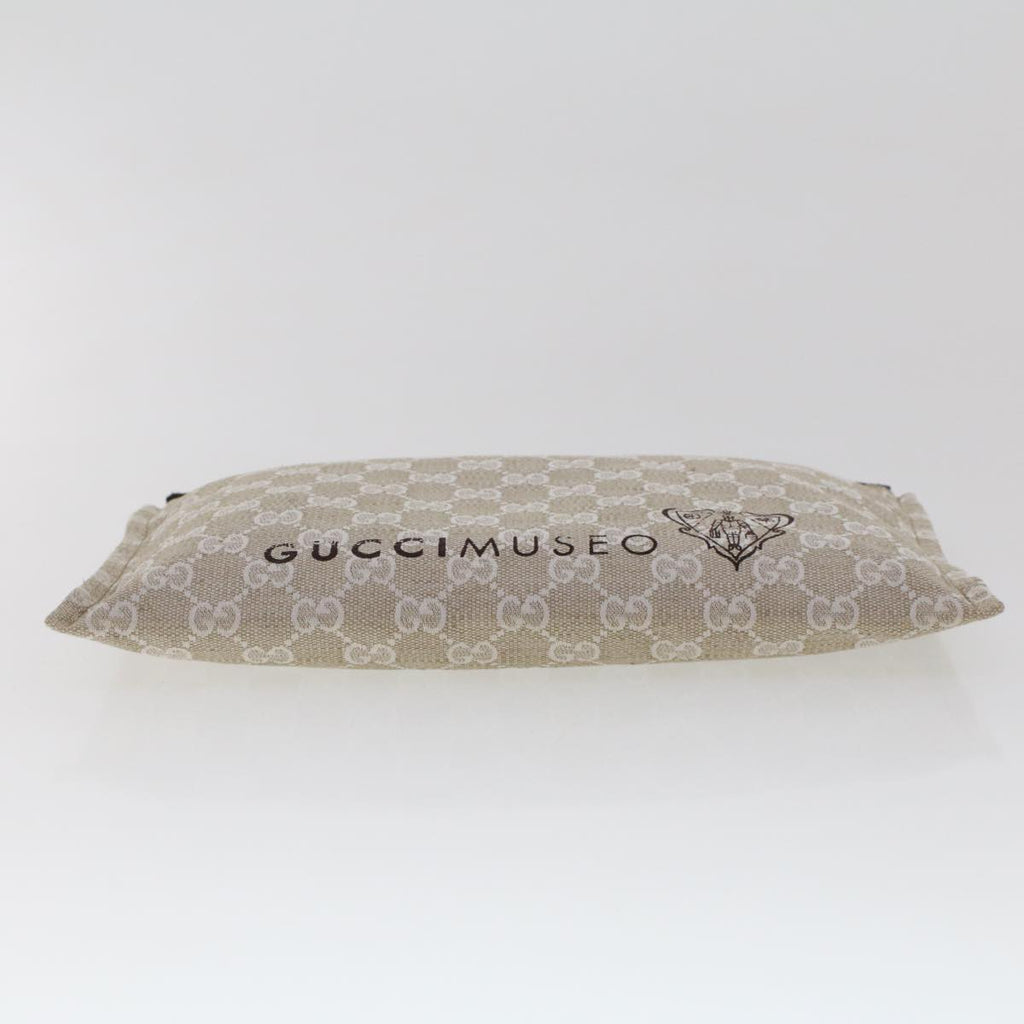GUCCI GG Canvas Clutch Bag Gray 283400 47215
