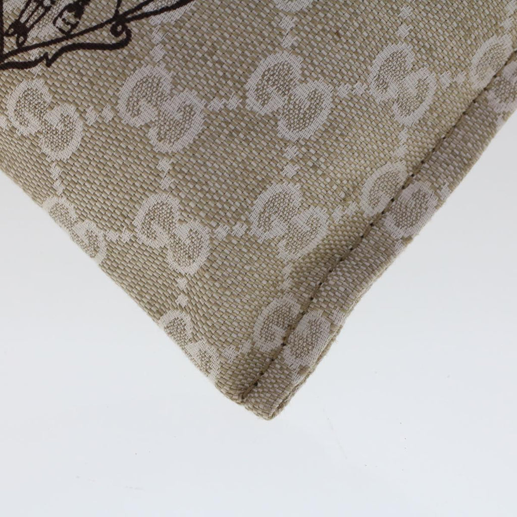 GUCCI GG Canvas Clutch Bag Gray 283400 47215
