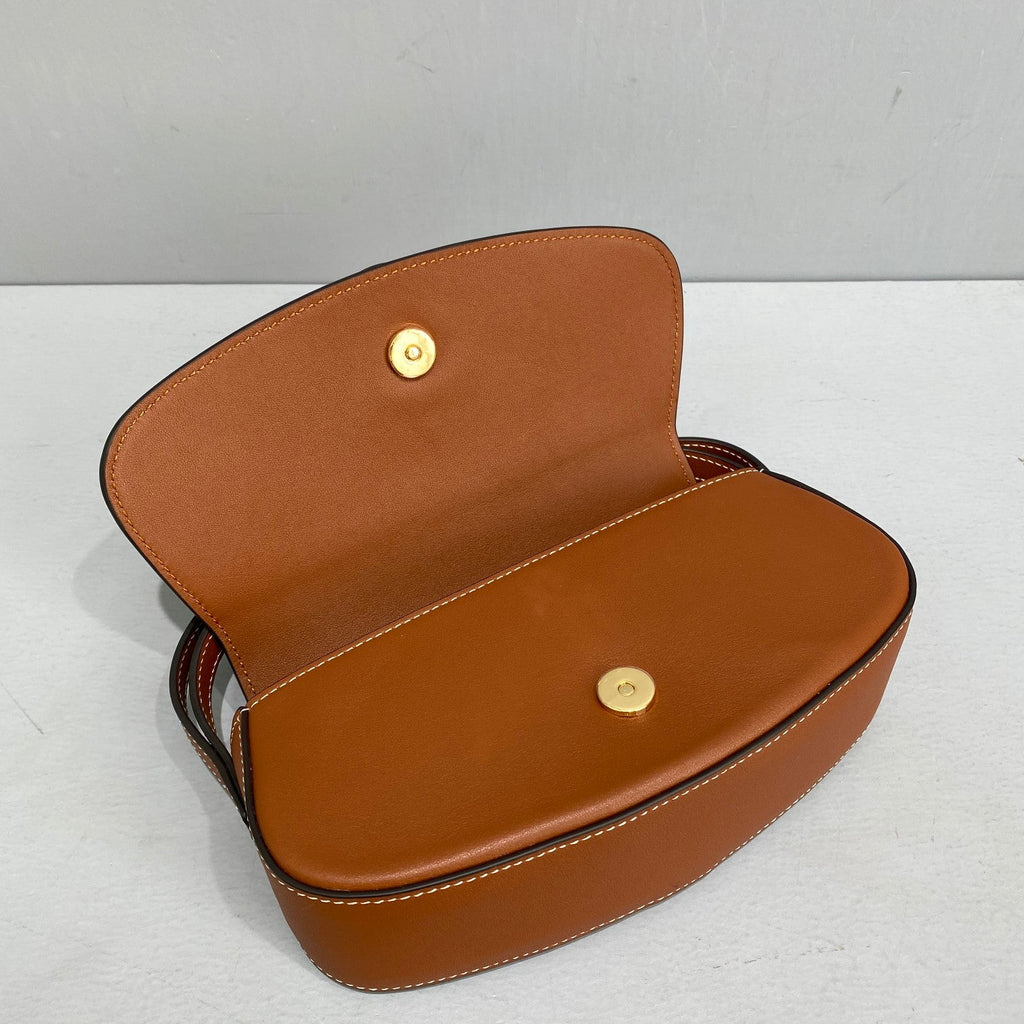 GLAMI Clutch On Strap Brown For Women 7in/18cm 10I593DQ1.04LU