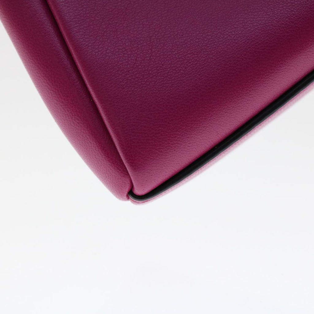 FENDI Shoulder Bag Leather Pink 47385