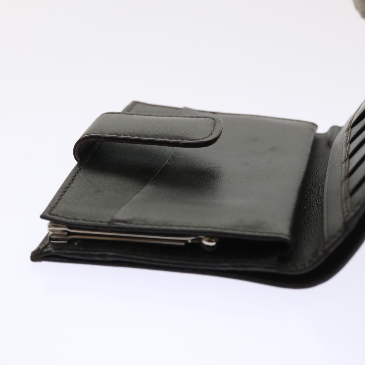 FENDI Zucca Canvas Wallet Black Brown 2251-01692-009 47535