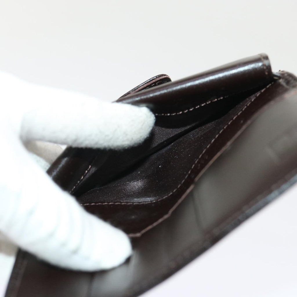 FENDI Zucca Canvas Wallet Black Brown 2251-01692-009 47535