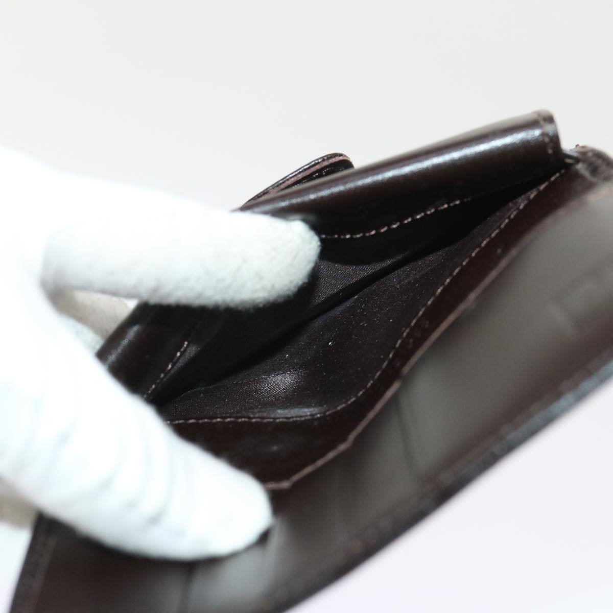 FENDI Zucca Canvas Wallet Black Brown 2251-01692-009 47535