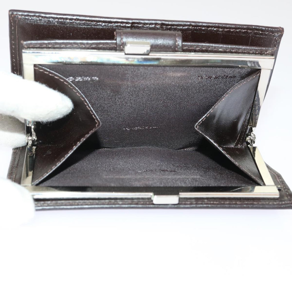 FENDI Zucca Canvas Wallet Black Brown 2251-01692-009 47535