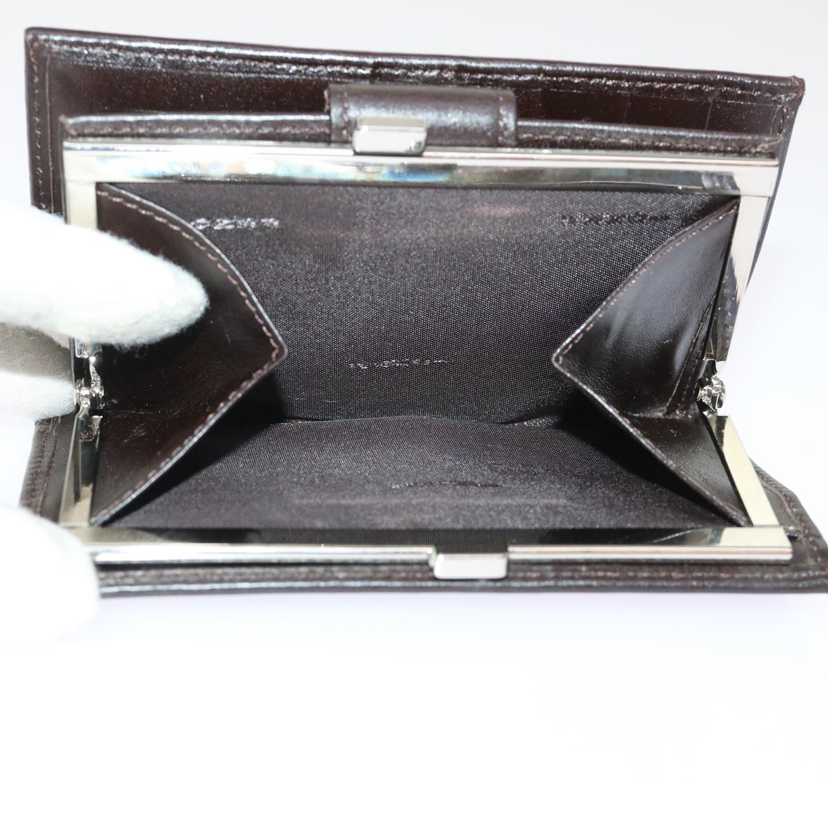FENDI Zucca Canvas Wallet Black Brown 2251-01692-009 47535
