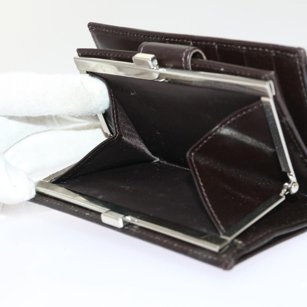 FENDI Zucca Canvas Wallet Black Brown 2251-01692-009 47535