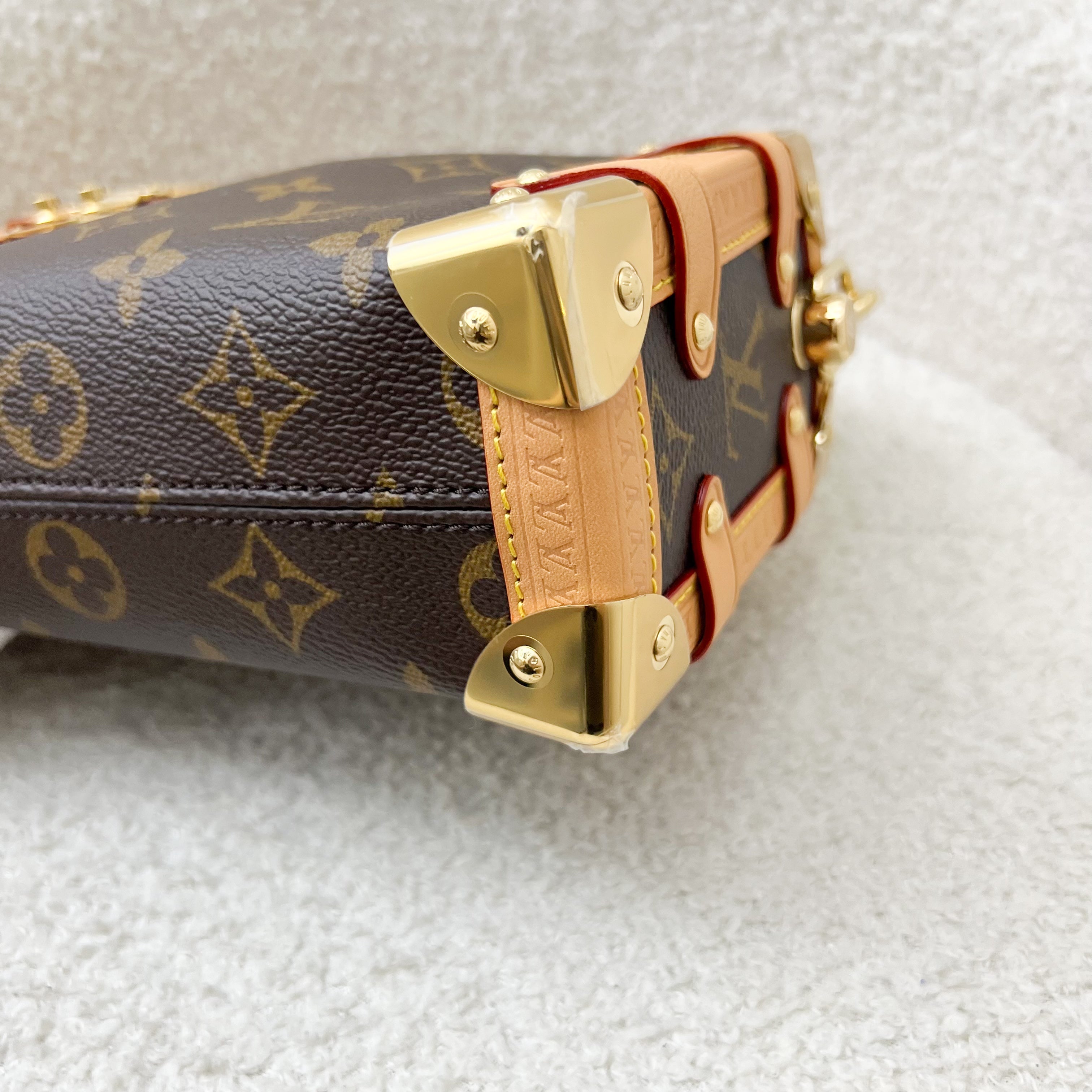 LV Side Trunk PM Bag in Monogram Canvas and GHW