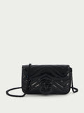GG Marmont Patent Super Mini Bag