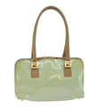 FENDI Zucchino Canvas Hand Bag Enamel Light Blue 47649