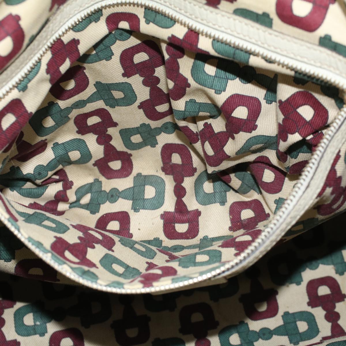 GUCCI GG Canvas Web Sherry Line Shoulder Bag Beige Red Green 139260 47709