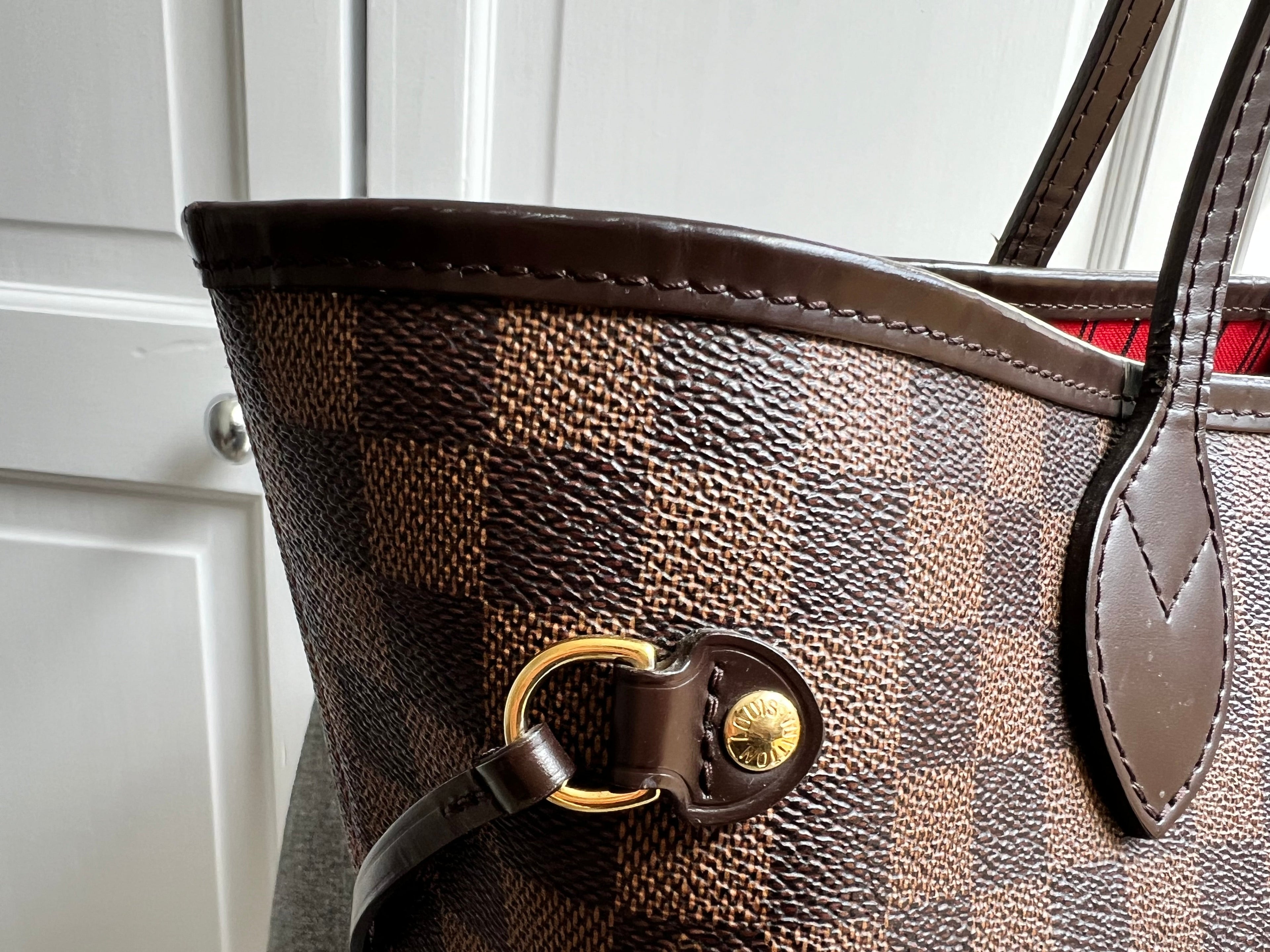 Louis Vuitton Neverfull MM Damier Ebene Cherry Interior (RRP £1,410)
