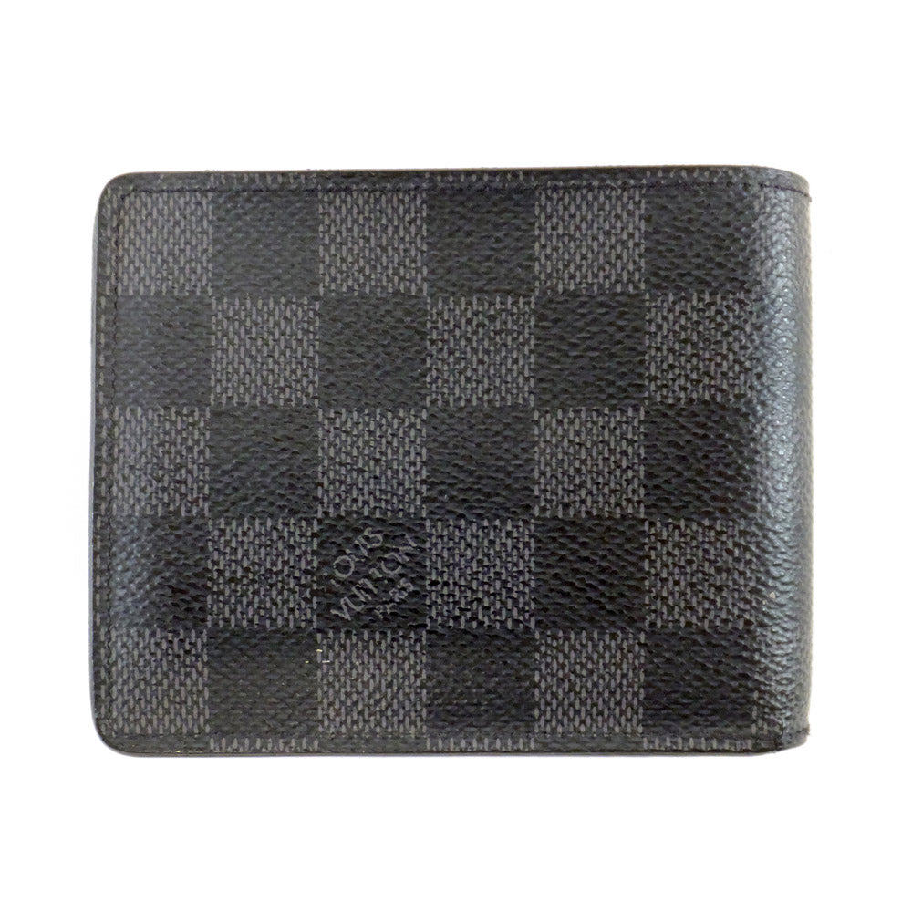 Louis Vuitton 2 Fold Wallet Black DamiEgraphit Wallet Card Pochette out Coin Pochette  Wedding