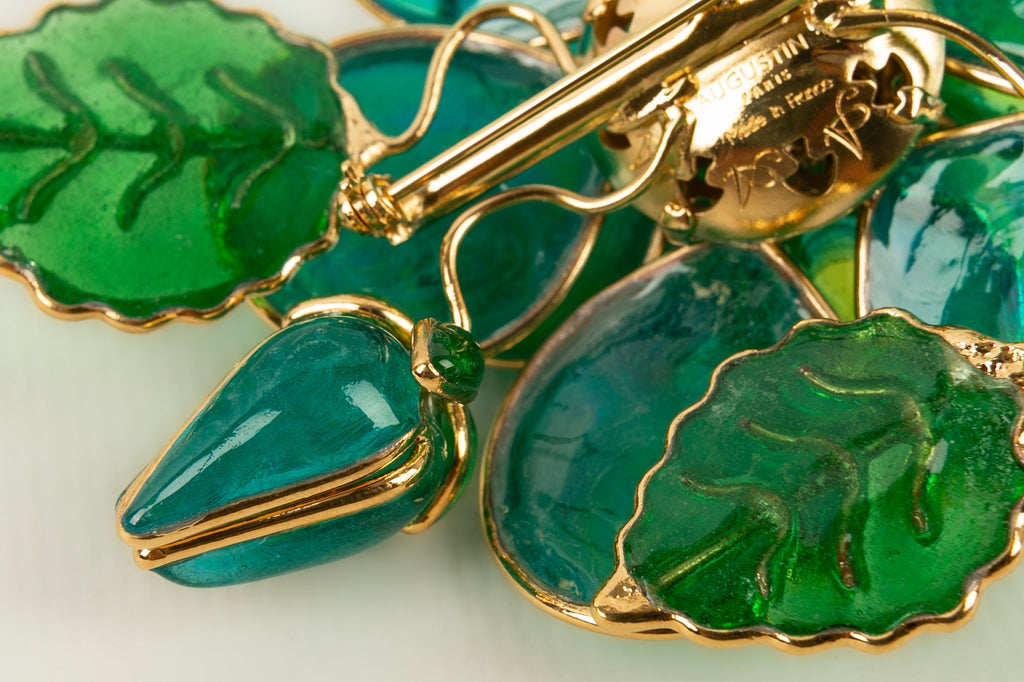 Broche / pendentif fleur Augustine