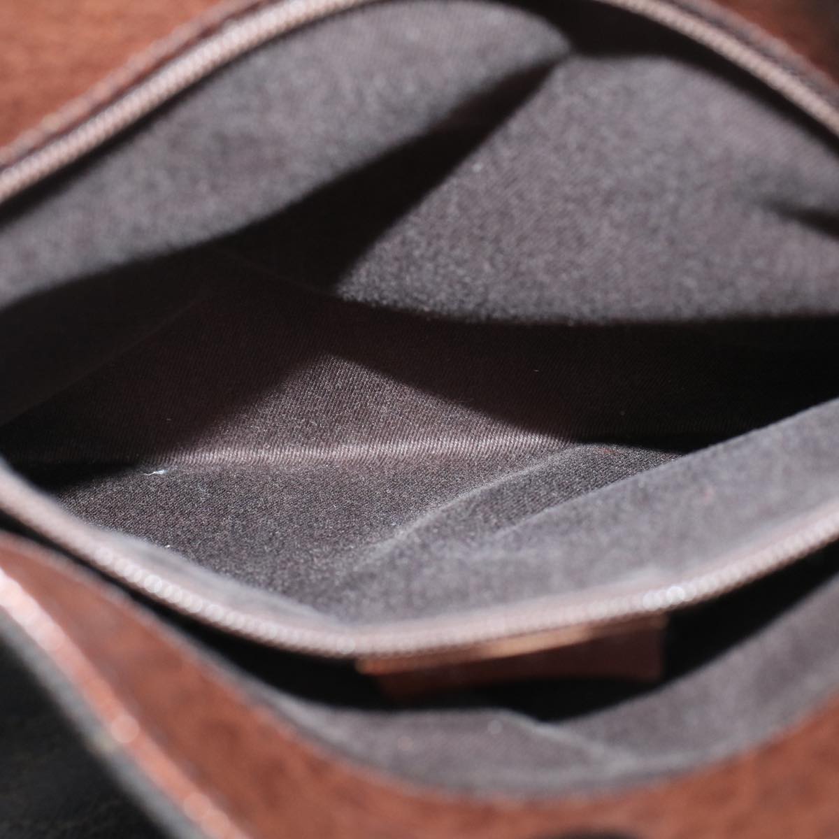 GUCCI GG Canvas Tote Bag Black Brown 47993