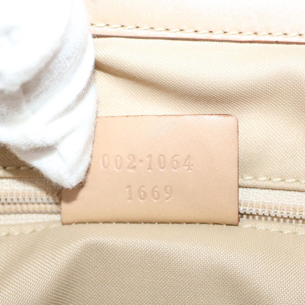 GUCCI GG Canvas Jackie Tote Bag Beige 47994