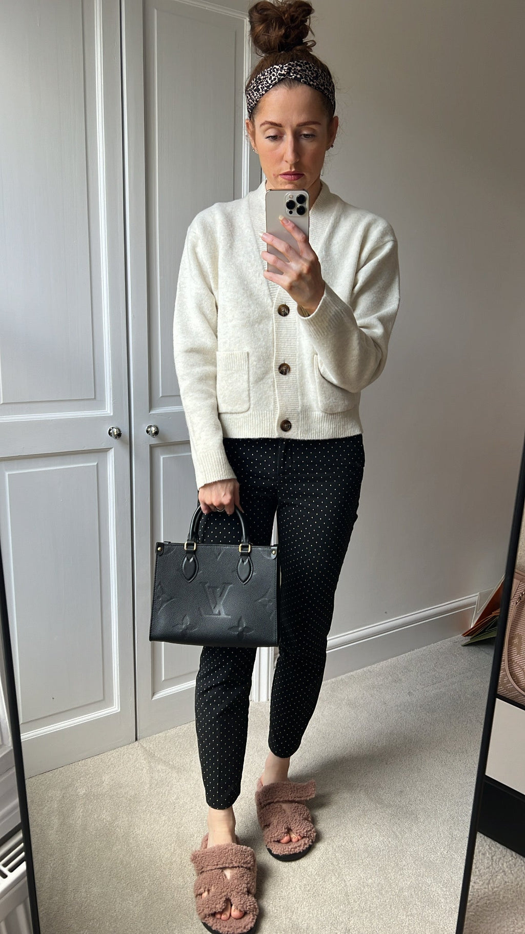 Louis Vuitton On the Go Black PM Empreinte (RRP £2,420)