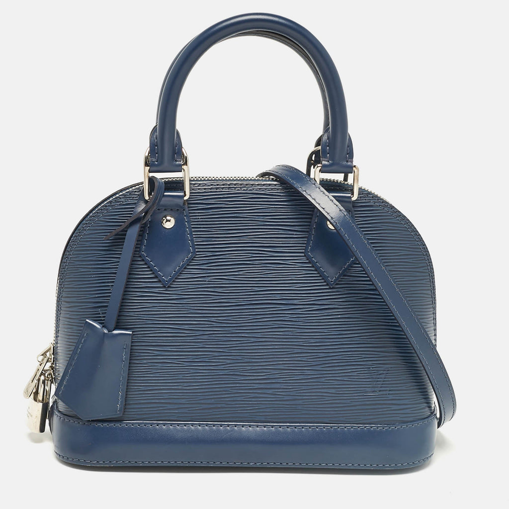Louis Vuitton Indigo Epi Leather Alma Bb Bag..