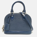 Louis Vuitton Indigo Epi Leather Alma Bb Bag..