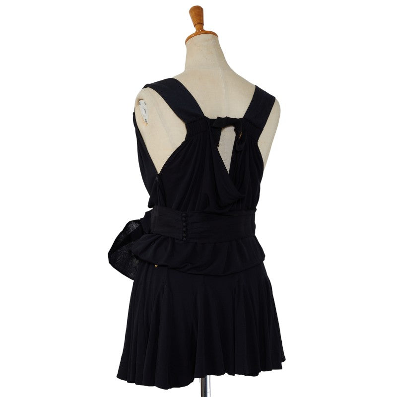 Louis Vuitton Nonerth Sleeve One Earrings Ribbon Size 38 Black Lion Polyester  Louis Vuitton