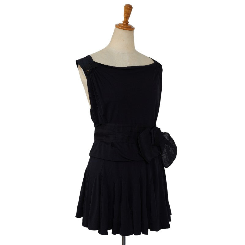 Louis Vuitton Nonerth Sleeve One Earrings Ribbon Size 38 Black Lion Polyester  Louis Vuitton