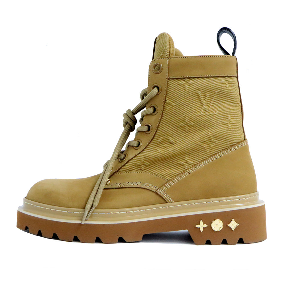 Louis Vuitton LV r Line Anchor Boots 7 26.0cm equivalent Beige Shoes  Shoes