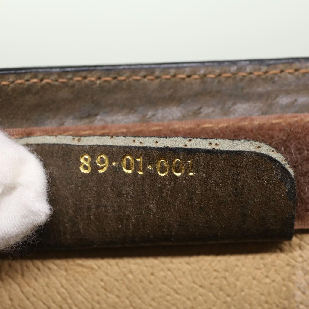 GUCCI GG Canvas Web Sherry Line Clutch Bag Beige Red Green 89.01.001 48199