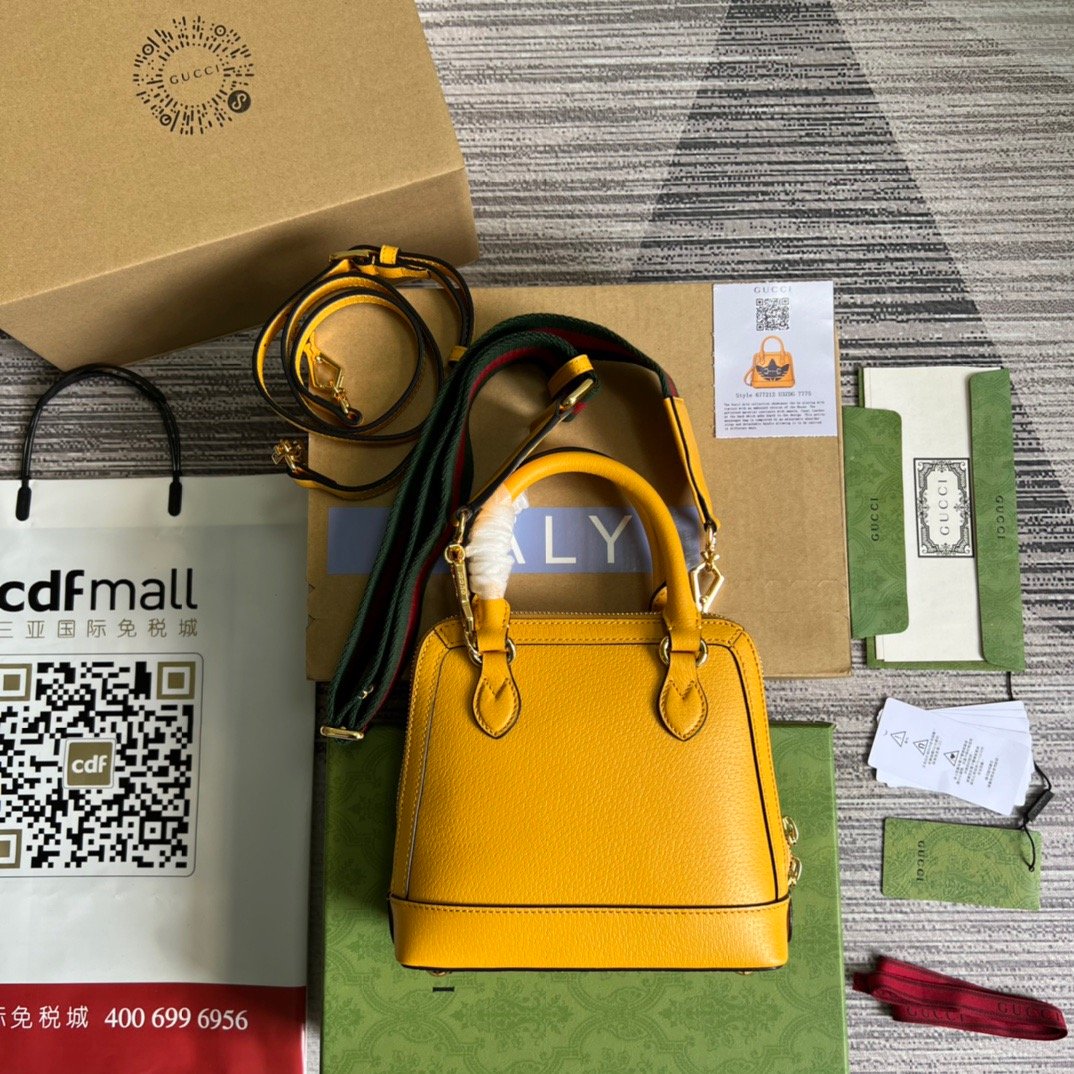 Glami x AGLAMIdas Horsebit 1955 Mini Bag Yellow For Women, Women’s Bags 7.9in/20cm GlamiÃ¢â‚¬Å½