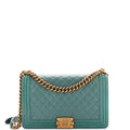 CHANEL Boy Flap Bag Quilted Lambskin New Medium