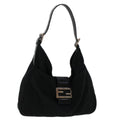 FENDI Shoulder Bag Nylon Black 48463