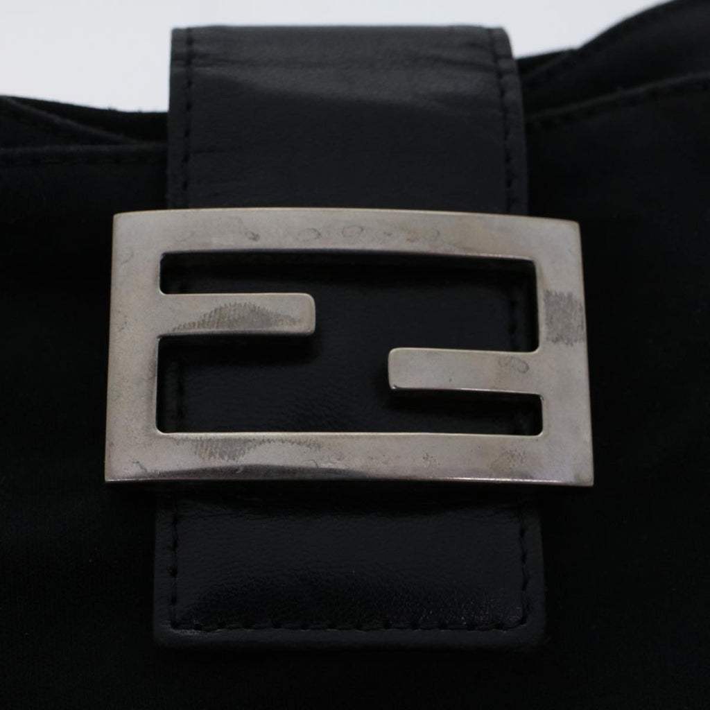 FENDI Shoulder Bag Nylon Black 48463