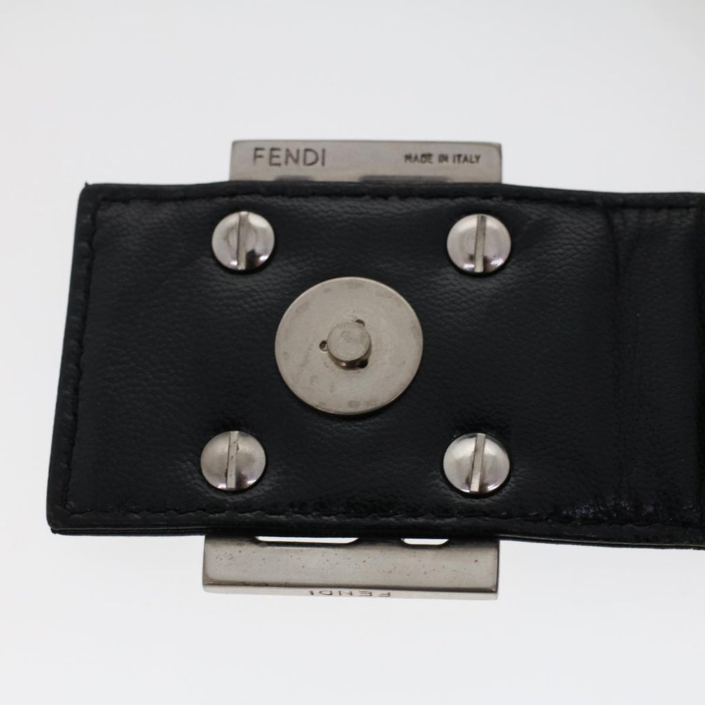 FENDI Shoulder Bag Nylon Black 48463