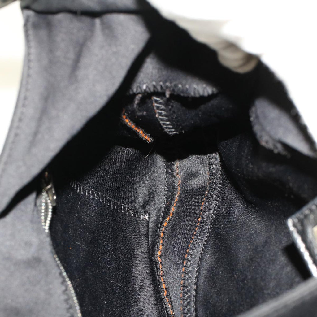 FENDI Shoulder Bag Nylon Black 48463
