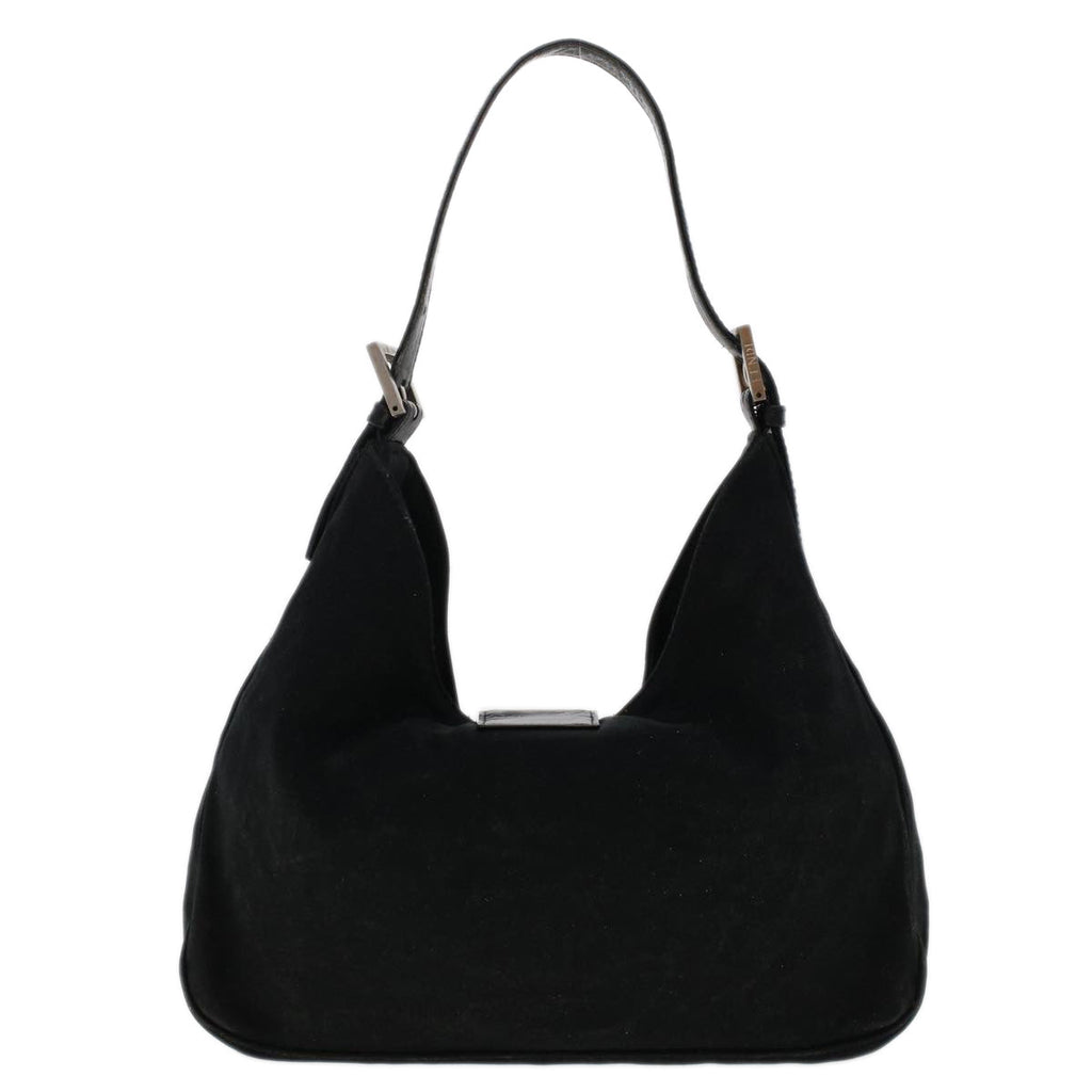 FENDI Shoulder Bag Nylon Black 48463
