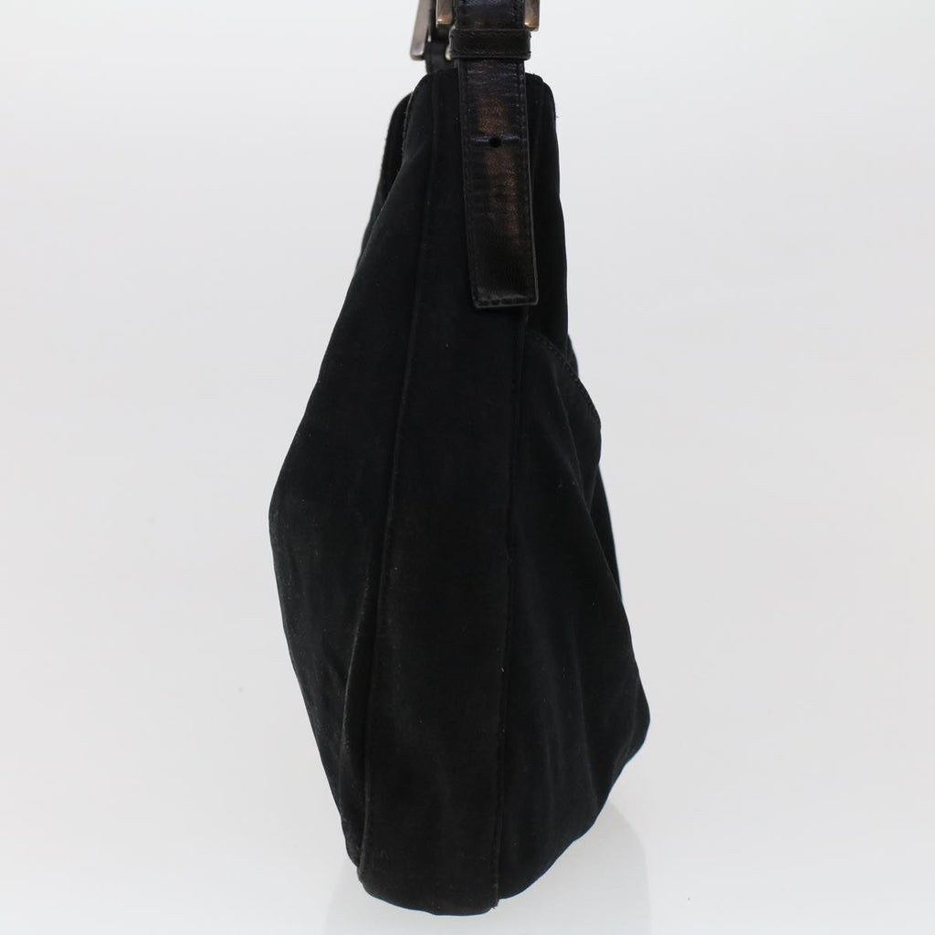 FENDI Shoulder Bag Nylon Black 48463