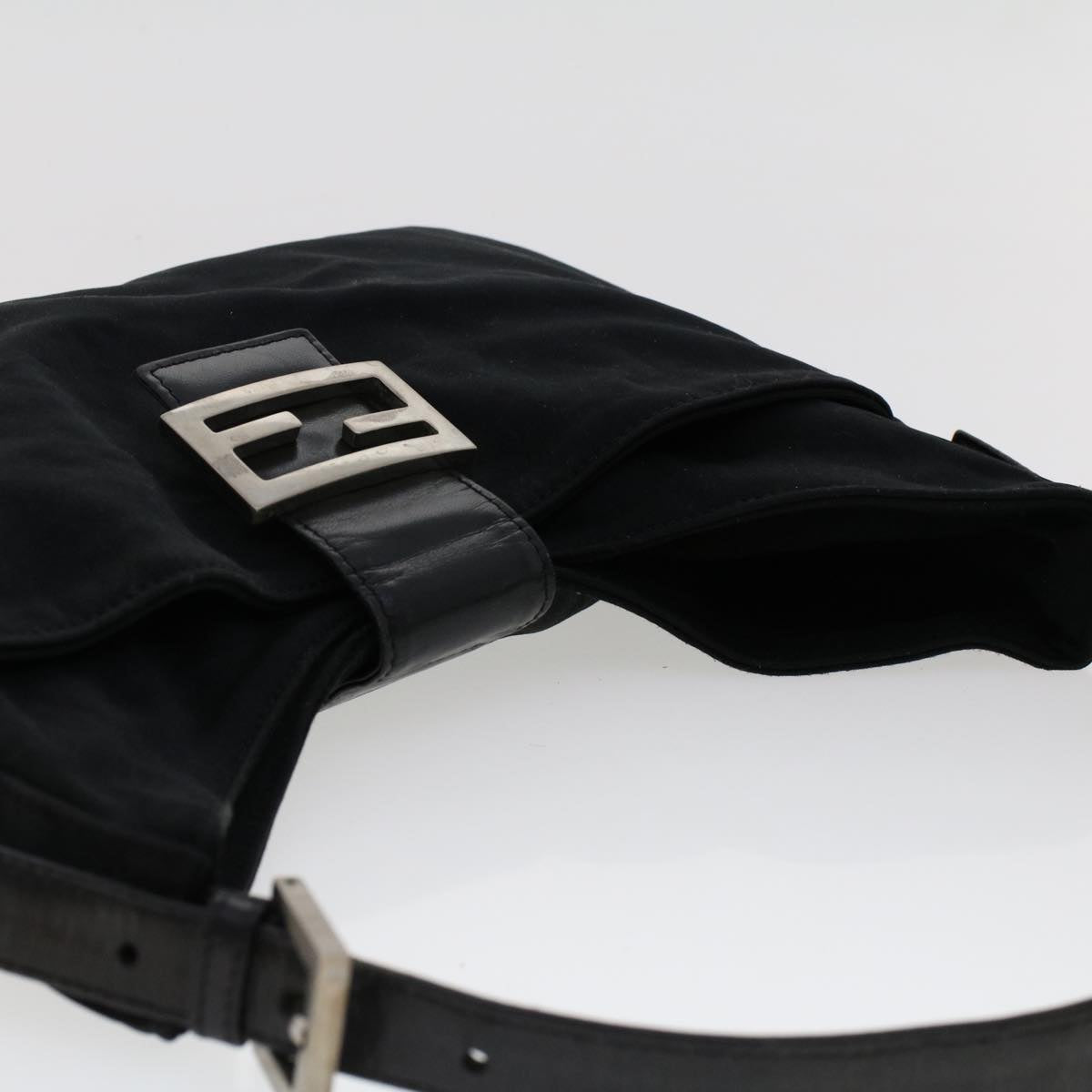 FENDI Shoulder Bag Nylon Black 48463