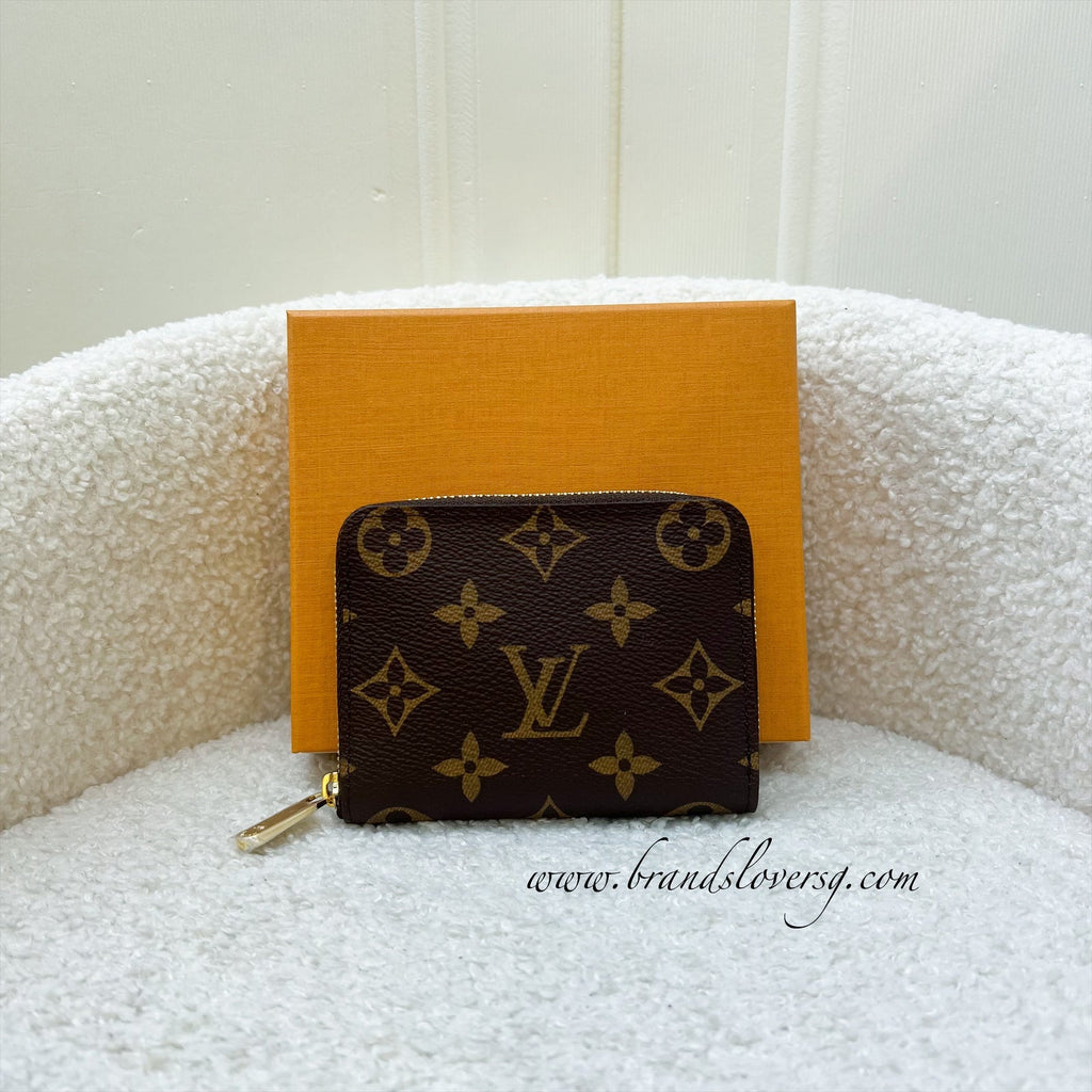 LV Zippy Card Holder / Coin Purse in Monogram Canvas GHW