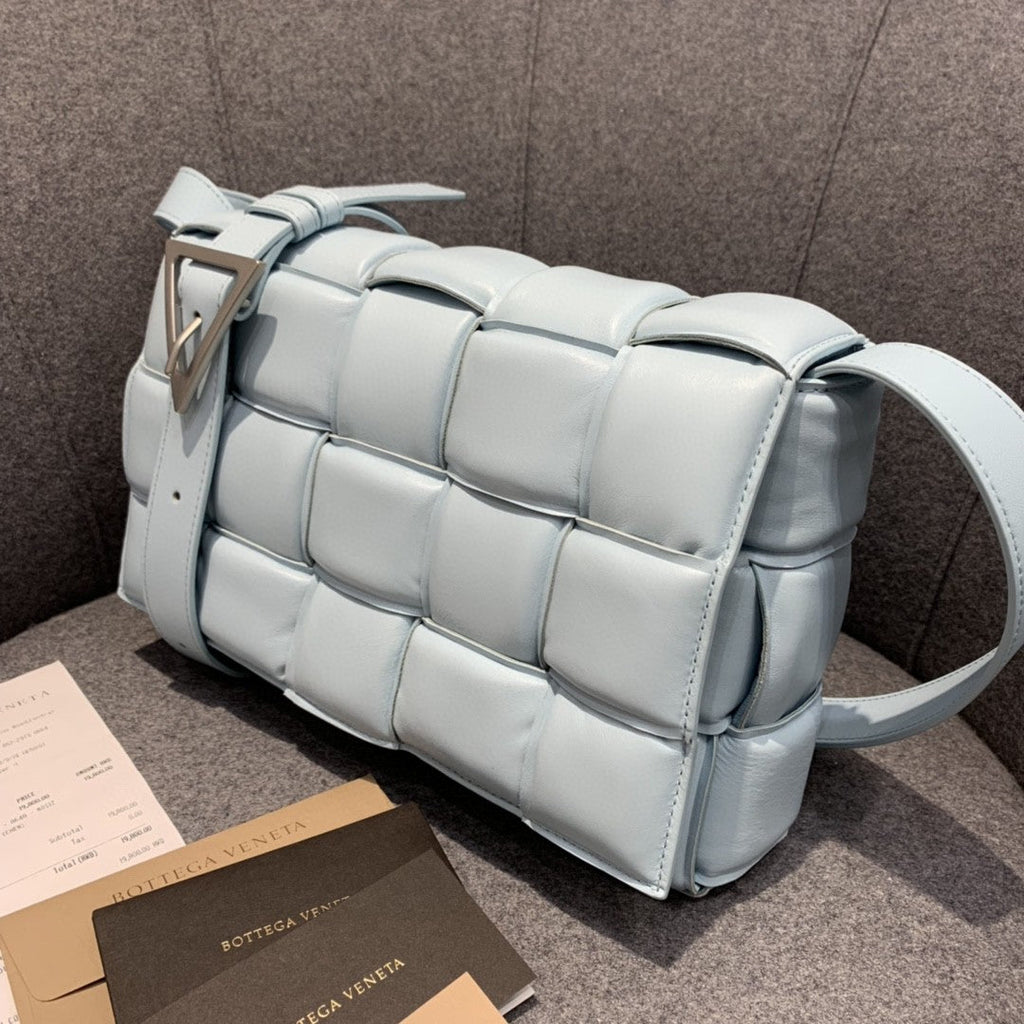GLAMI Padded Cassette Bag For Women 10.2in/26cm In Light Blue