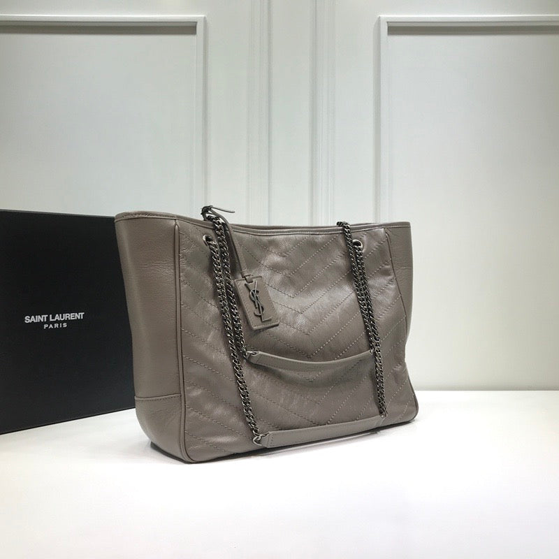 GLAMI Niki Shopping Bag Dark Beige For Women 13.8in/35cm YSLÃ‚Â 