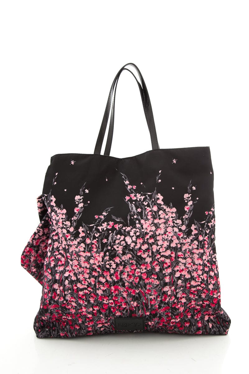 Red Valentino Floral  Nylon Bow Detail Tote