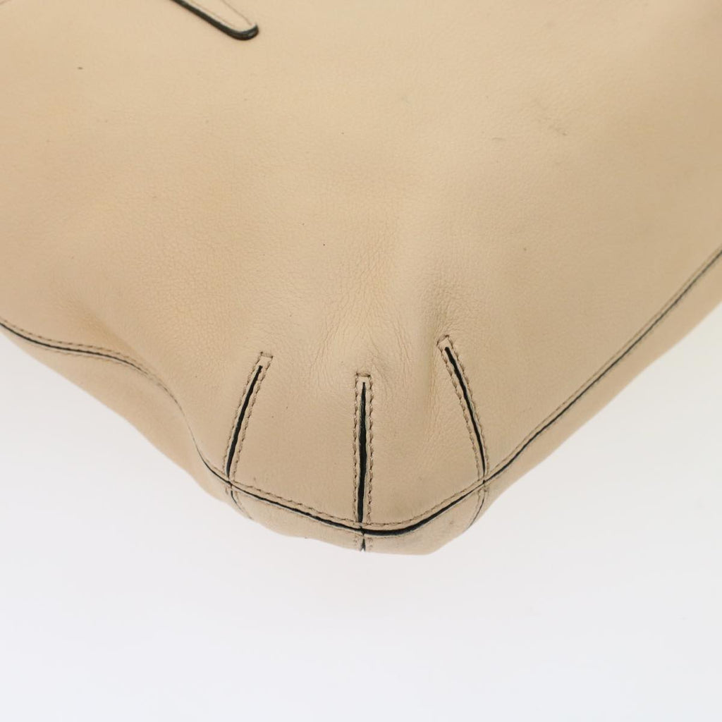 FENDI Hand Bag Suede Leather 2way Beige 48745