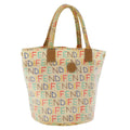 FENDI Hand Bag Patent leather Beige 48752