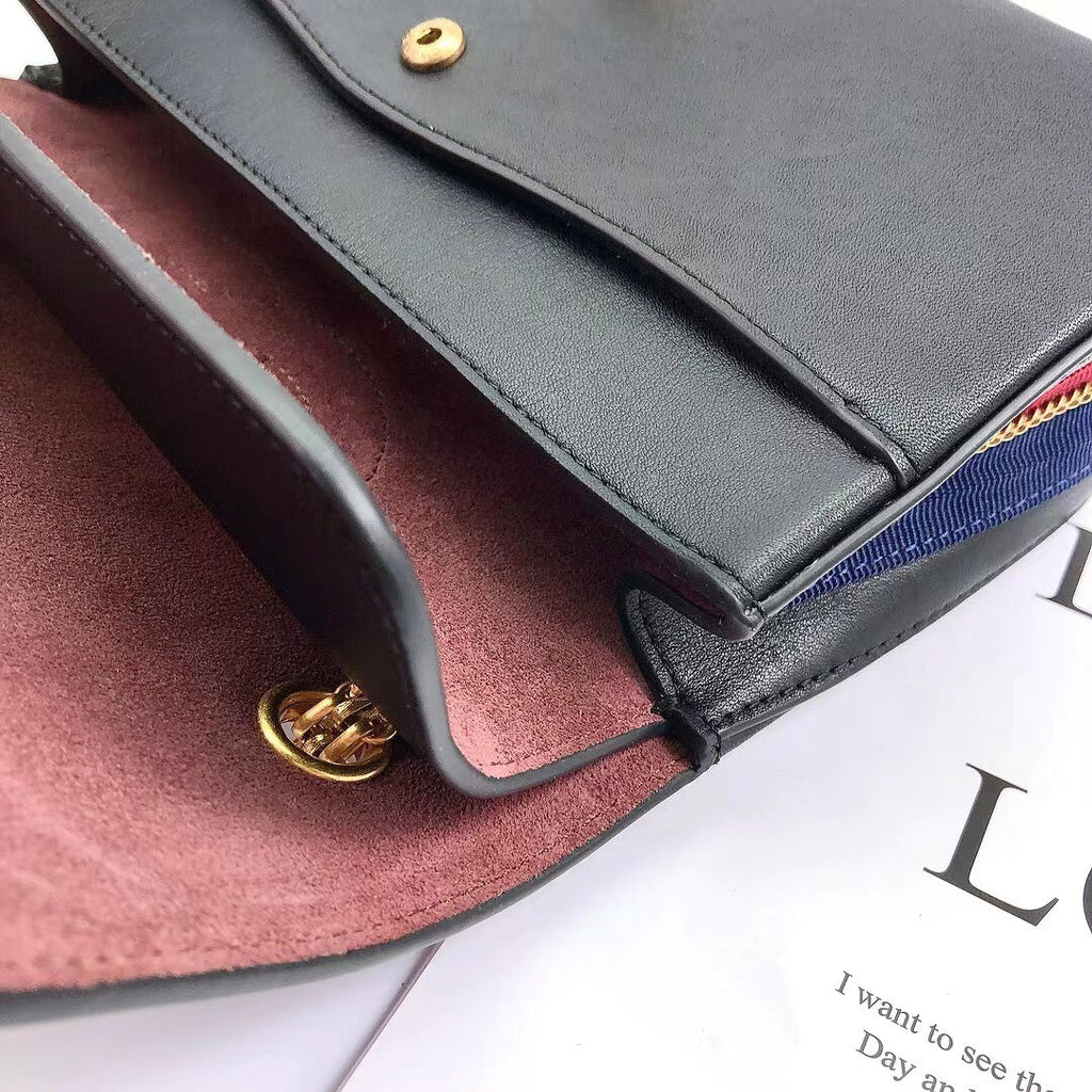 CHLMaroon Medallion Nude Reissue 2.55 Classic 225 Flap Black Bag For Women 24cm/9.4in